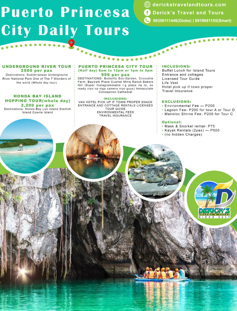 Puerto Princesa Daily Tours Dericks Travel And Tours